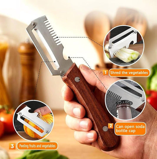 3-in-1 Multi-Functional Vegetable Peeler Knife