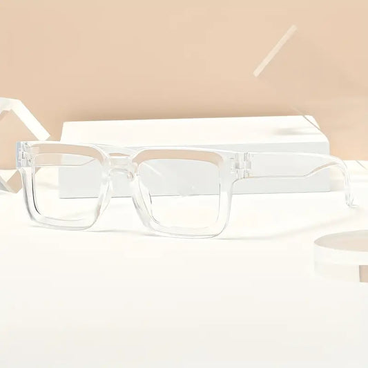 Clear Frame Fashion Glasses – Trendy Transparent Eyewear for Men & Women