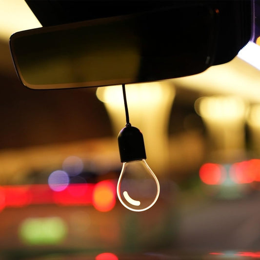 Portable Hanging LED Bulb – Warm Light for Home, Car & Camping